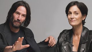 Keanu Reeves and CarrieAnne Moss on making The Matrix Awakens with Epic Games [upl. by Markman510]