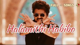 Halamithi Habibo  Full Lryasi Songs  Super Romantic Telugu Songs [upl. by Itsur]