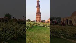 Tallest Minaret Qutub Minar 72m history travel ancienthistory [upl. by Rezeile]