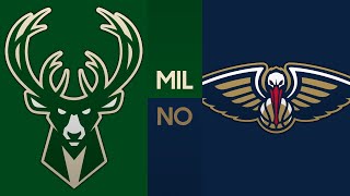 Milwaukee Bucks v New Orleans Pelicans  MyLeague  29123  NBA 2K23 [upl. by Rosalie]