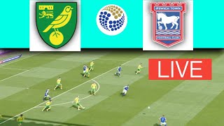 🔴LIVE Norwich City vs Ipswich Town  EFL Championship 2324  Match Live Today [upl. by Azal]