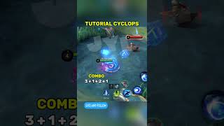 TUTORIAL CYCLOPS BYJYL cyclopstiktok cyclops sanz fyp mobilelegends onicvsrrq [upl. by Airym]