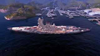 Grand Battle  Iwami Tier 9 🇯🇵 premium battleship  World of Warships Blitz [upl. by Kora]