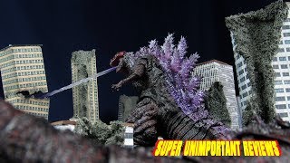 SH MonsterArts Shin Godzilla Awakening Fourth Form 2016 Figure Review [upl. by Enoj]