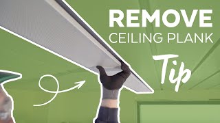 Remove Ceiling Plank Tip  MetalWorks  Armstrong Ceiling Solutions [upl. by Annirak]