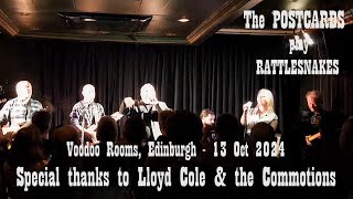 The Postcards –2cv  Lloyd Cole Rattlesnakes 40th Anniversary  Edinburgh Oct 24 [upl. by Aurita191]