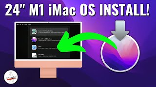 How to Reinstall macOS on M1 24quot iMac 3 DIFFERENT WAYS macOS Recovery USB Install Disk amp AC2 DFU [upl. by Merl]