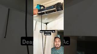 Deep clean Ac service ✨shorts technicaltips electrical [upl. by Treblah391]