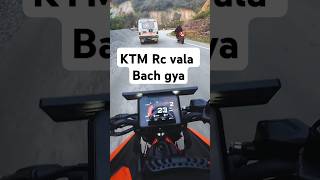 Ktm rc vala bach gya ktmduke390 ktmrc390 ktmvsktm [upl. by Eelimaj]