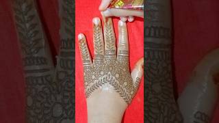 Mehendi back hand designtrending2024SharmaMehndiDesigner186Rajmehandidesigner [upl. by Caiaphas394]