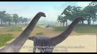 Carcharodontosaurus Vs Spinosaurus Part 1  Bahariya Formation  Astronomyz [upl. by Sset]