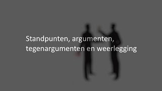 Standpunten argumenten tegenargumenten en weerlegging [upl. by Menon958]