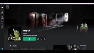 Roblox Froggy [upl. by Laban]