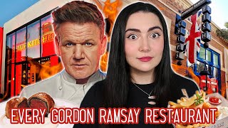 I Ate At Every Gordon Ramsay Restaurant On The Vegas Strip [upl. by Fital]