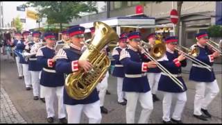 Traditionsmusikkorps mit Spielleuten  Preussens Gloria  Militärmusik  Marschmusik  Marsch [upl. by Katee13]