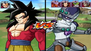 DBZ Budokai Tenkaichi 3 HD  SSJ4 Goku amp Vegeta VS Villians [upl. by Prentice]