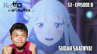 PANGERANKU TIBA 😍  REZERO S3 Episode 8 REACTION INDO [upl. by Dorelle]