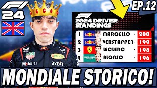 F1 24 SONO PRIMO NEL MONDIALE UNA LOTTA CLAMOROSA PER IL TITOLO EP12 [upl. by Erb]