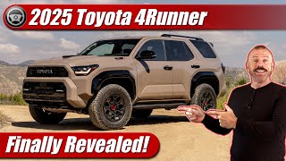 2025 Toyota 4Runner Finally Revealed [upl. by Lydie]