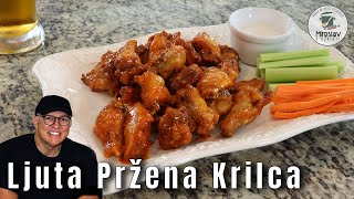 🔥 Ljuta Pileća Krilca Pržena Do Savršenstva 🔥 🍗 [upl. by Adien]