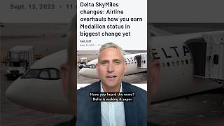 Latest Delta change is DEVASTATING for SkyMiles members shorts [upl. by Oiuqise]