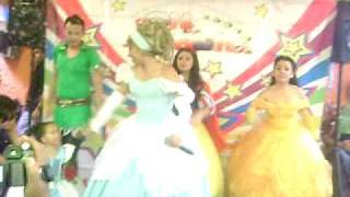 PRINCESAS SHOW CENICIENTA BELLA BLANCA NIEVES Y PETER PAN [upl. by Yehudi]