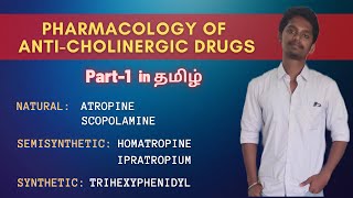 77 Pharmacology of AntiCholinergic Drugs Part1 in தமிழ் [upl. by Enelear828]