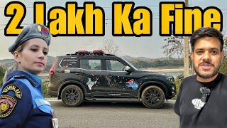 Laos Police Ne ScorpioN Pe Itna Mota Fine Laga Diya 😭 India To Australia By Road EP59 [upl. by Latea]