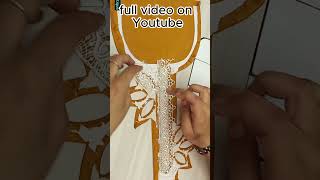 Joint Lace Neck Design Cutting and Stitching  Trending Neck [upl. by Ahsenac]