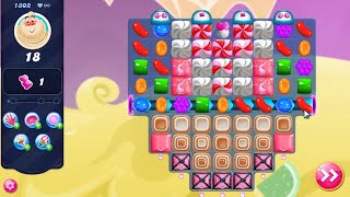 Candy Crush Saga LEVEL 1302 NO BOOSTERS new version🔄✅ [upl. by Adne]