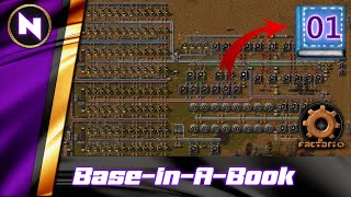 BaseInABook  1  Factorio Lets PlayWalkthroughGuide [upl. by Pedro]