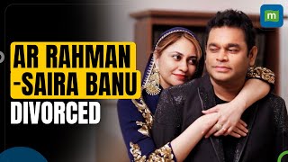 AR Rahman shares an emotional note as he separates from wife Saira Banu after 29 years of marriage [upl. by Ahsiea394]