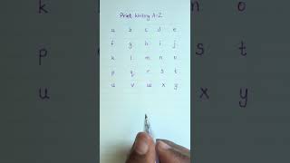 English handwriting small letters a to z  English alphabets abc  writing English small letters [upl. by Eseeryt]