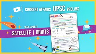 Class 01  Science amp Tech  Space Orbits Explained  UPSC Tamil  Praxis IAS Academy [upl. by Kcoj]