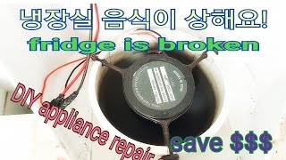 E442b fisher amp paykel fridge side fan not work 호주 브랜드 피셔엔 파컬 냉장실 펜이 안돌아요 [upl. by Leicam]