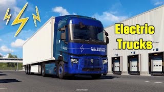 Electric Trucks are coming  Euro truck simulator 2 [upl. by Irmina]