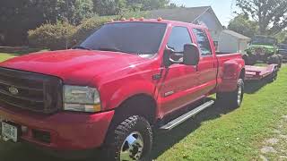 2004 12 F350 Dually Studded Ford Reman With or Without Matching Trailer [upl. by Birecree]