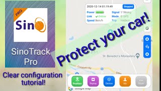 Sino Track GPS Car Tracker PROTECT YOUR CAR clear configuration tutorial [upl. by Aisad]