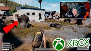 ASI SE JUEGA PUBG EN XBOX ONE X  LA CONSOLA MAS PODEROSA  Reaccionando [upl. by Llevron]