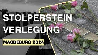 Stolpersteinverlegung am 27 September 2024 [upl. by Rad]