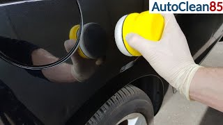 AUTO POLIEREN  Kratzer entfernen mit der Handpolitur  Autolack aufbereiten [upl. by Nahtanhoj661]