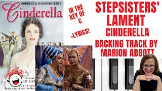 Stepsisters Lament Cinderella Backing Track amp Lyrics 🎹 C [upl. by Anis]