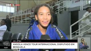 JiuJitsu Angola vence Tour Internacional disputado em Benguela [upl. by Neirrad]