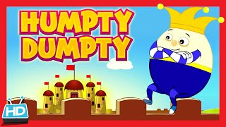 Humpty Dumpty Sat On A Wall Nursery Rhyme [upl. by Yorgen]