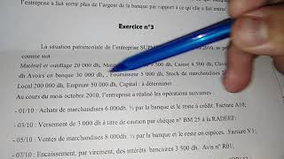 Exercice Comptabilité générale  Journal  Compte Shématique  Balance [upl. by Risser]