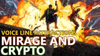 Mirage amp Crypto Interaction Voice Lines  Season 5 Apex Legends [upl. by Leff882]