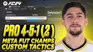 PRO 451 2 META CUSTOM TACTICS  INSTRUCTIONS EA FC 24 [upl. by Laurita]