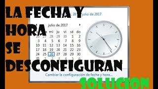 Reparar Problemas con la fecha y hora en Windows 1087 I SOLUCIÓN 2024 [upl. by Boyden]