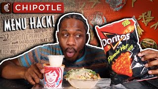 CHIPOTLE MENU HACK MUKBANG [upl. by Nireves]