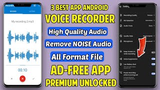 3 Best Audio Recorder Apps For Android in 2024 [upl. by Rafferty]